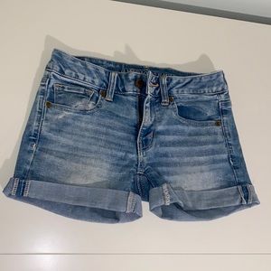 american eagle jean shorts